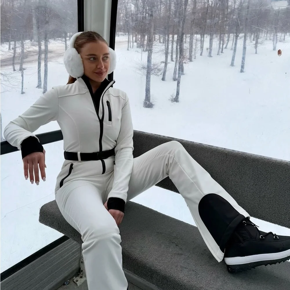 Zara ski jumpsuit Windproof Recco ski collection snowboard suit onsie ski wear - Picture 2 of 16